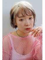 アトリエ ニココ(atelier nicoco)&nbsp;20代/30代/エンドカラー/裾カラー/ボブ/大人前髪/ダブルカラー