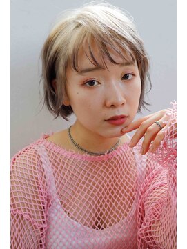 アトリエ ニココ(atelier nicoco) 20代/30代/エンドカラー/裾カラー/ボブ/大人前髪/ダブルカラー