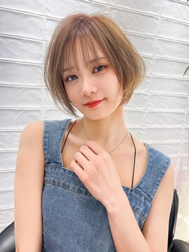ロンド ジュルード 名古屋(Lond jeloud) ショート ボブ インナー 艶髪 韓国風 レイヤーカット265