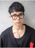 大人のショートバングスタイル
