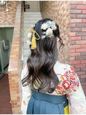 横浜／卒業式／アレンジ／横浜駅近/着付け