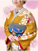 〈成人式〉着付け・ヘア・メイク・レンタル全部一式☆