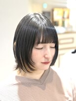 アルクバイネオリーブ 荻窪店(arc by neolive)&nbsp;顔周りウルフボブ×インナーカラーホワイトベージュ