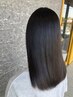 カット＋カラー毛(ダメージ毛)対応ストレート(縮毛矯正)＋TR￥23650⇒￥21650