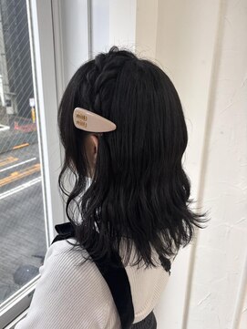 プライズ 表参道原宿店(prize) サイド編みおろしアレンジ