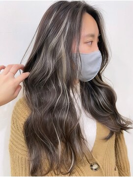 ユニカ 宇都宮(yunica) コントラストハイライト/アッシュブラウン/ホワイトベージュ