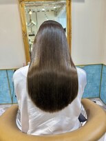 ロンドアベニール 北千住(Lond avenir)&nbsp;暗めカラー/ボブ顔周り/前髪/レイヤー/髪質改善/縮毛矯正/北千住