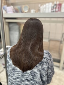 ディプティモイラ(dipty MOILA) 毛髪水素ケアストレート＋トリートメント/髪質改善