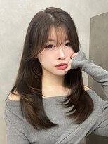 オムニス 表参道(Omnis)&nbsp;ザクザクレイヤーカットロング20代表参道ワンカールレイヤー