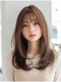 ハッシュカットバタフライカット顔回りカットカーテンバング