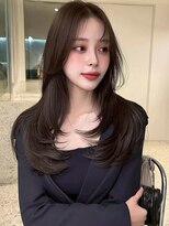 エリス 四条烏丸店(ELIS)&nbsp;大人可愛い20代30代40代インナーカラー小顔ウルフレイヤーボブ