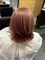 ニュイ 茨木店(nui +) ミルクティーブロンド/ダークブルー/デジタルパーマ/茨木
