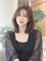 トゥーリ 大野城下大利店(tuuli)&nbsp;20.30.40代大人髪ミディアム×アッシュグレージュ
