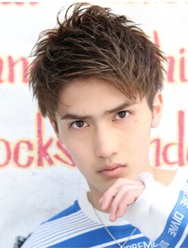 ネイビー(NAVY) UPバングプリズムショート☆