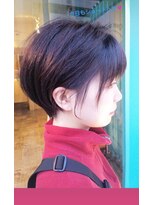 ヘアーメイクオズ(hair make O/S) 担当照井 ナチュラル丸みショート