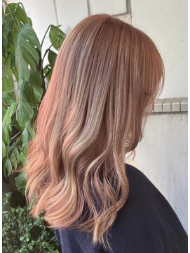 マティーナ ヘアー 池袋(Matina hair) 【透明感アプリコットベージュ】