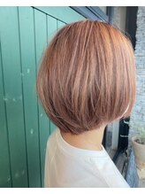 脱白髪染ハイライトカラー【伸びてくる白髪もわかりにくい】