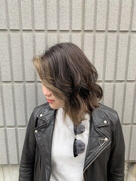 ステアケース 武蔵小杉店(stair:case) 【助川】白髪ぼかし/フェイスハイライト/20代30代40代ヘア