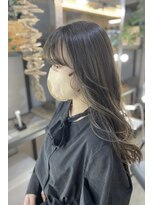 ザ ラボ アングゥ(The Labo ungu) オリーブベージュ/顔周りレイヤー/オリーブカラー