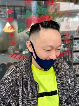 エフエム 明大前(FM) バーバー 刈り上げショート/アップバング/フェードカット