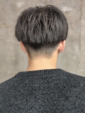 アルフレッド 平針店(alfRed) ツーブロックマッシュ 黒髪 束感 10代20代30代