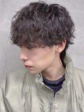 ロンド ローガン 名駅(Lond LOGAN) 波巻きパーマ メンズ 名古屋 眉毛