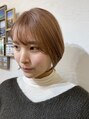 アミュー(amiu)&nbsp;シルエットのいいショートヘアも相談してかわいくしましょう♪