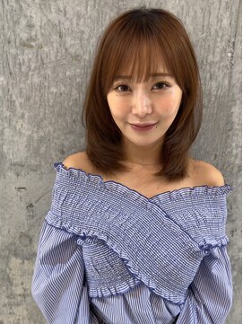 シーシンジュク 新宿南口(Sea shinjuku) 韓国風前髪×レイヤーカット【髪質改善/新宿/レイヤーカット】