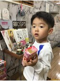 フープなら男の子もかっこよくカット！