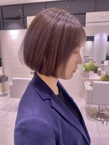 ステア ケース(stair case)&nbsp;大人可愛い内巻きふんわりボブ前髪カット髪質改善トリートメント