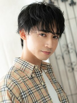 メンズヘア ビーセカンド 草加店(MENS HAIR B-2) 不揃いな毛束が生み出す万能シャギーマッシュヘアE草加