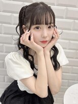 藤木愛ちゃん三つ編みハーフツイン＊まゆ