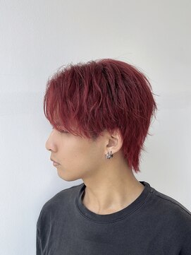 オットット(OttottO) ヴァンパイアレッドセンターパートウルフ