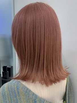 アトリエコア(Atelier Coa) ミルクティーピンクベージュカラーくびれヘアグレージュカラー