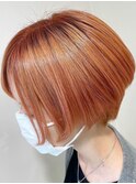 ダブルカラー、夏のビタミンカラー/アズール 草加駅西口