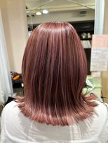 アズール 草加(azule) ピンクベージュ ナチュラルハイライト ケアブリーチ