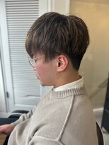 ソイクフ(SOY KUFU)&nbsp;MEN'SHAIRアッシュブラックベリーショートダークアッシュ