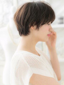 モッズヘア 越谷(mod's hair) ★小顔補正カット伸ばしかけ黒髪マッシュショート20代30代★10