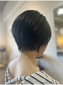暗髪ショート/楽ちんスタイル