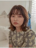 A BY WHO 江坂/外はねヘア/透明感カラー