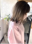 肌の透明感UPグレーアッシュ☆ボブ/たまプラーザ