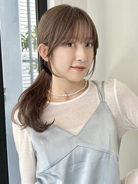 ローネス ギンザ(LONESS ginza) レイヤーカット×色素薄めカラーでふわっと柔らかい質感ヘア