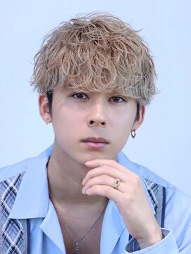 オーシャン トーキョー コウベ(OCEAN TOKYO KOBE) シャドウパーマダウンパーマ黒髪韓国マッシュツーブロック