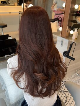 ロール 博多(Role) ピンクベージュ/巻き髪/ブリーチなしカラー/博多美容室