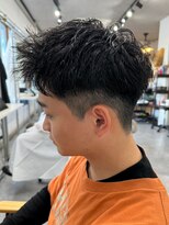 フゥ 宇都宮(FeU) 栃木メンズ波巻きスパイラルパーマシャドウパーマツイストパーマ