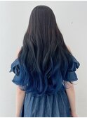 グラデーションブルー