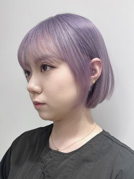 サンク 原宿 表参道(cinq) ピンクベージュラベンダーカラーラベンダーグレージュカラー韓国