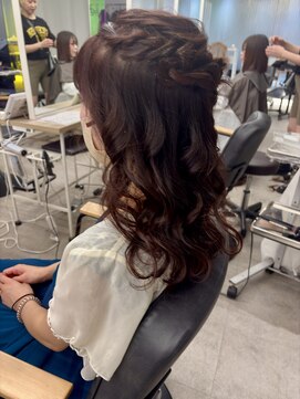 ゼスト 八王子店(ZEST) 編み目が可愛いハーフアップヘアアレンジ！美由紀#八王子