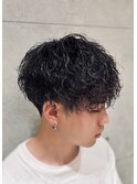 波巻きパーマ