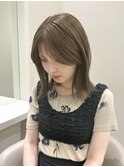 赤みを消しながら透明感たっぷりのolive color
